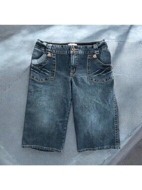 VENEZIA Dark Denim Bermuda Shorts Size 14